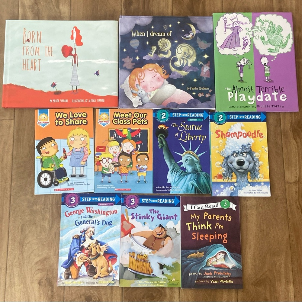 10 Pre-Owned Children’s Books Assorted Very Good Condition- CANNOT BUNDLE